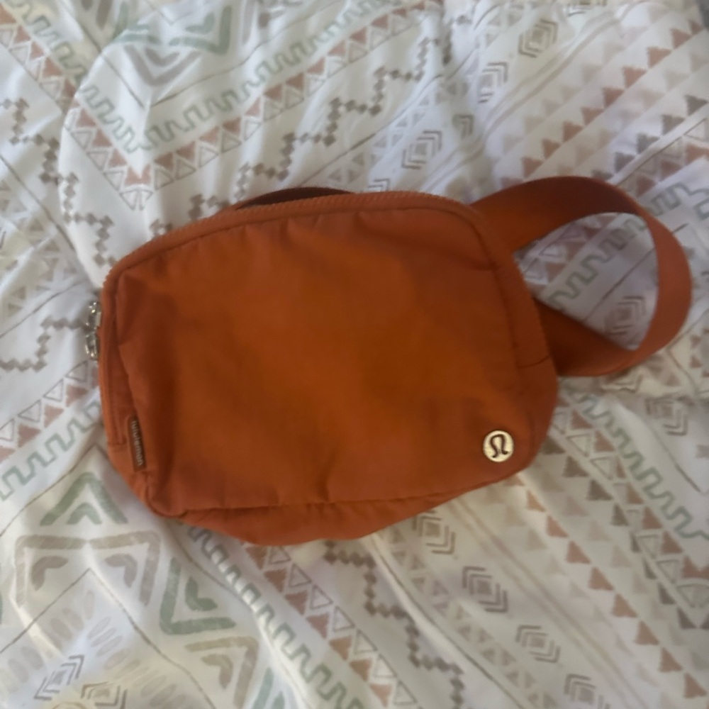 Lululemon Orange Crossbody Bag